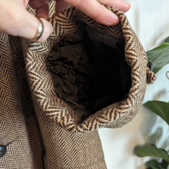 Land-N-Lakes | Vintage | 1960s | Minnesota | Tweed + Faux Fur Wool Overcoat - Picture 5 of 15